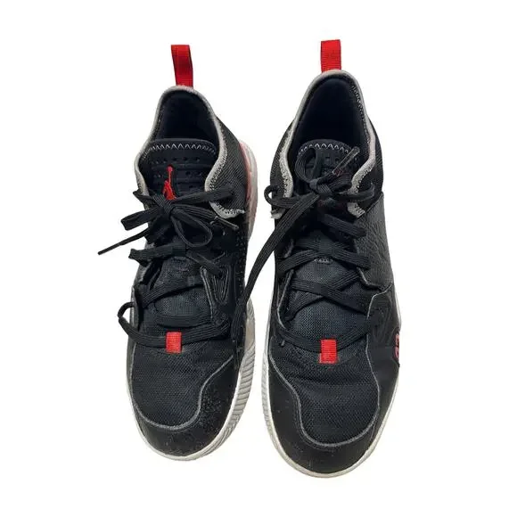 Sze 10.5 Men Nike Jordan Stay Loyal 2 Black White Red Jumpman Basketball Sneaker - Picture 3 of 11